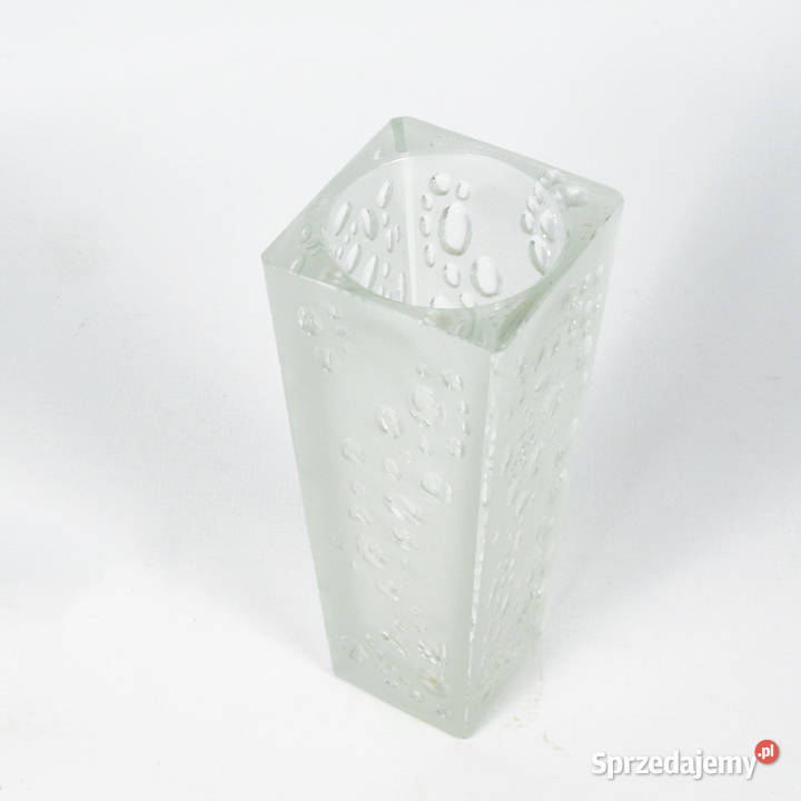 Szklany Wazon H23200 HSG Hortensja Polska lata Warszawa