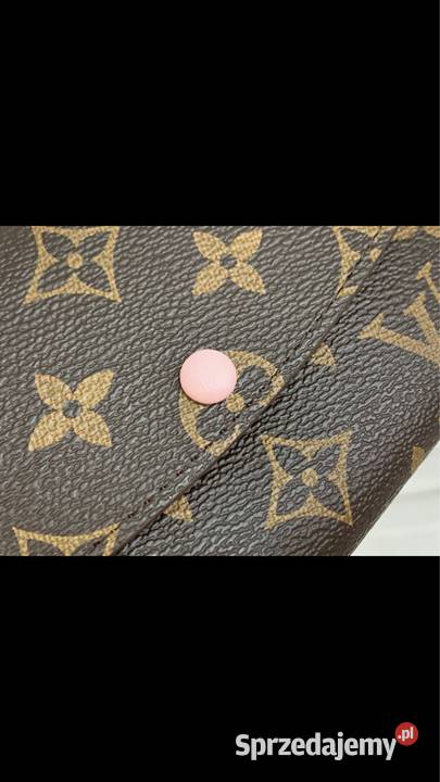 Portfel louis vuitton skóra canvas pudełko Dodatki