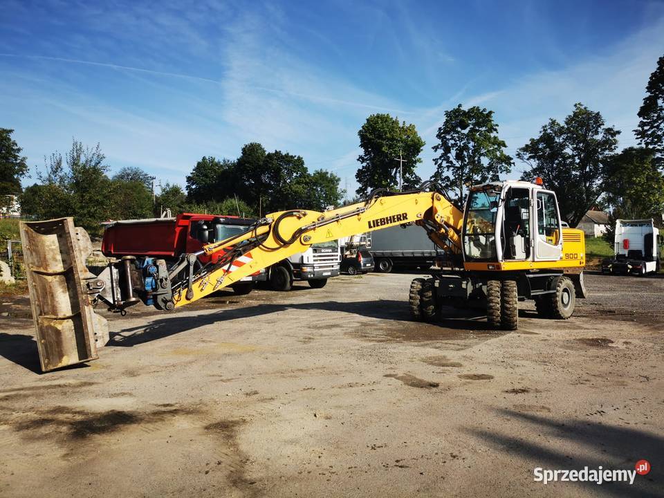 Koparka liebherr 900 rototilt Koparki Cieszyn