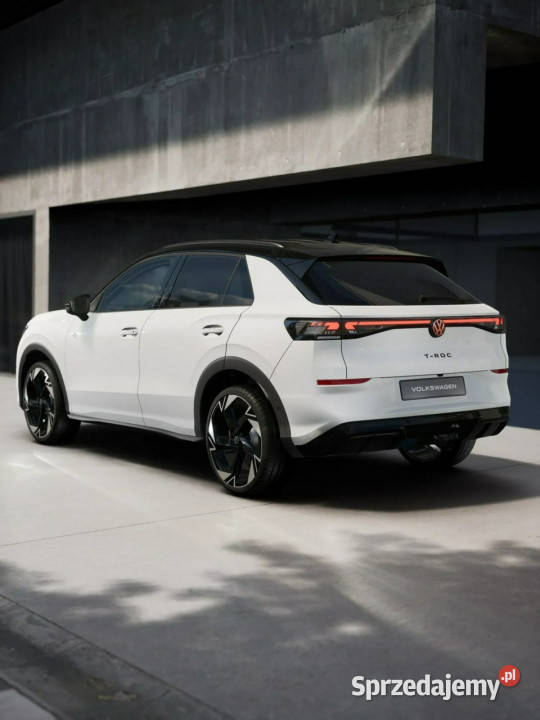 Volkswagen TRoc Wersja RLine 15 eTSI 150 DSG czujnik parkowania Łódź