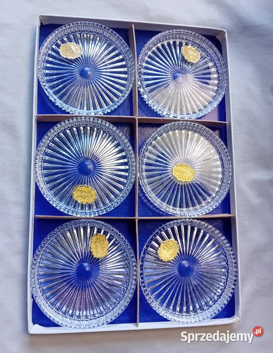 Kryształowe podstawki pod kieliszki Walther Glas Porcelana i szkło Koźminek