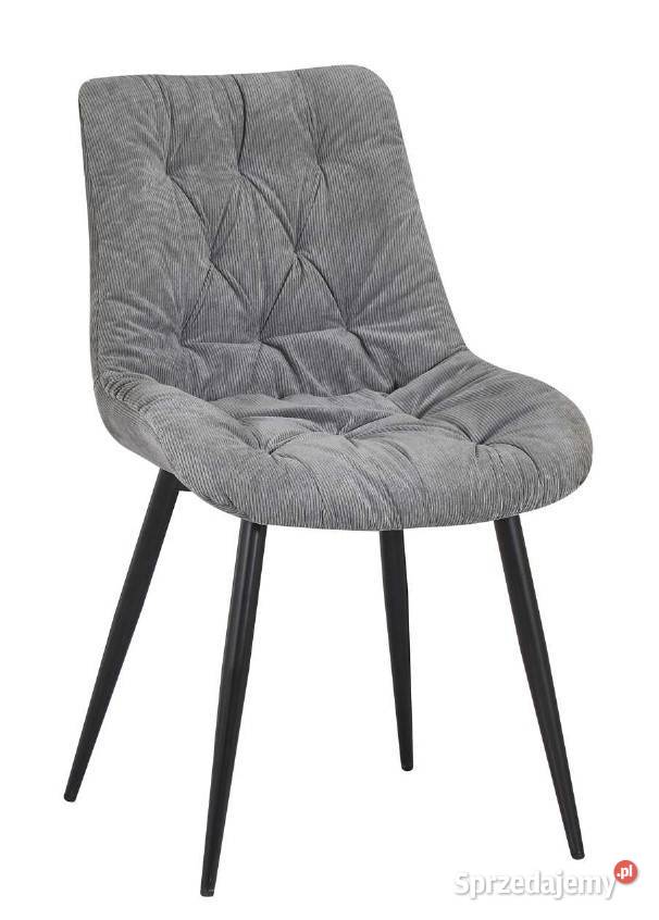 Beżowe Krzesło Tapicerowane Pik Wysyłka 24H Tarchały Małe