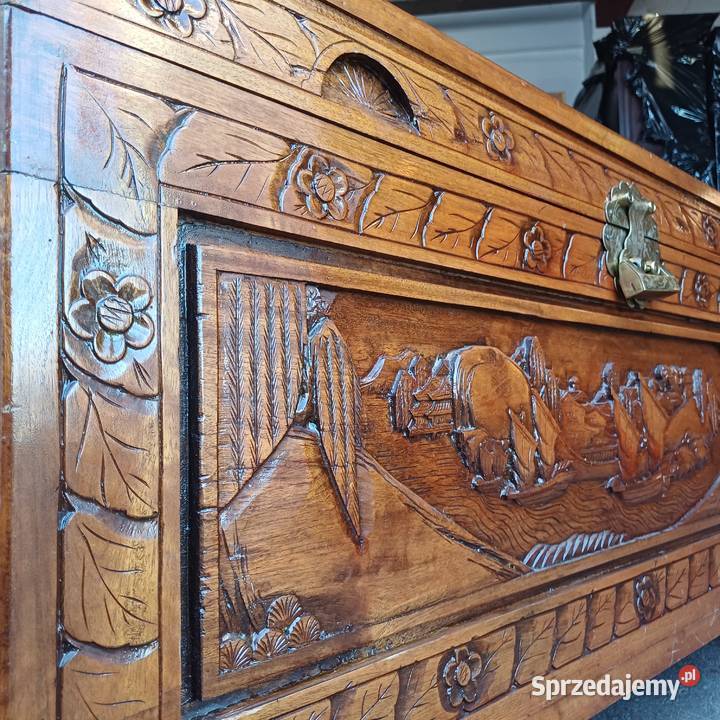 Skrzynia Kufer Dalekowschodni Orientalny