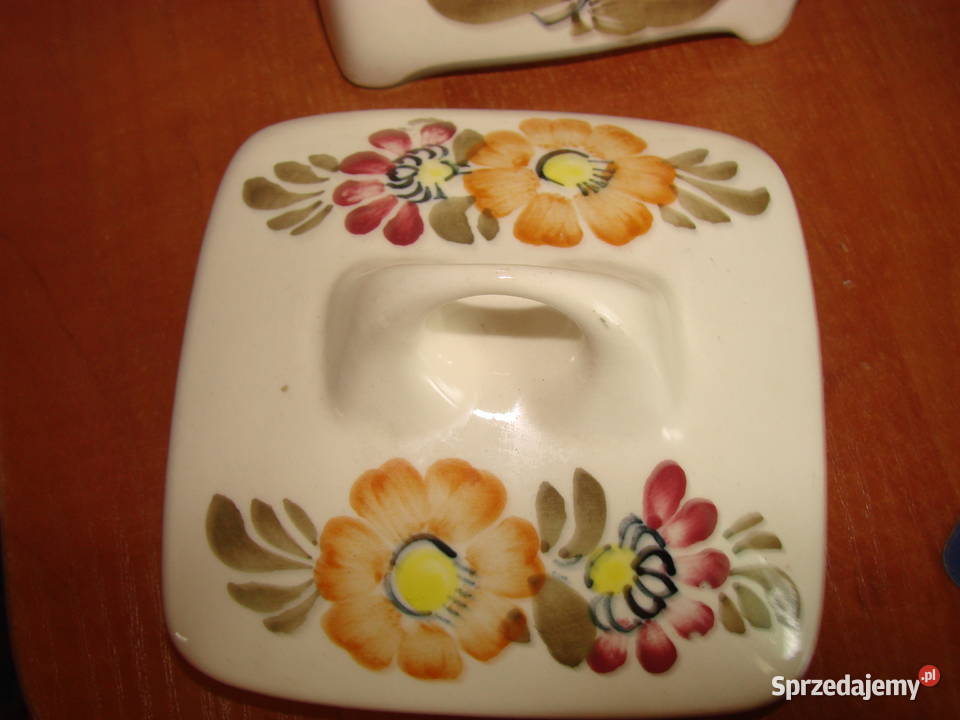 Włocałwek fajansowy pojemnik kuchenny PRL sprzedam