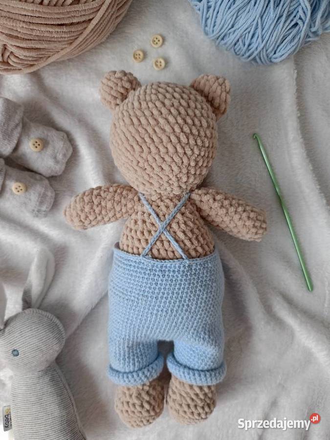 Miś robiony własnoręcznie na szydełku Kielce