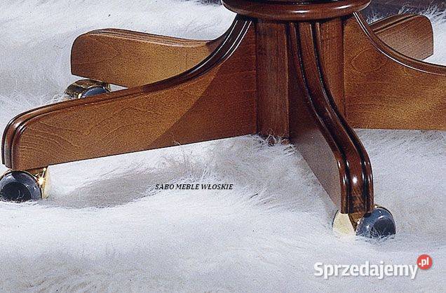 Klasyczny komfortowy fotel obrotowy w naturalnej podkarpackie Przemyśl