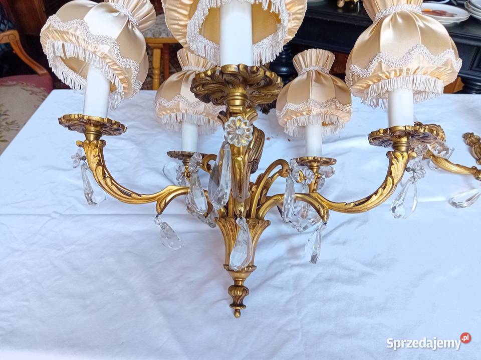 Żyrandol mosiężny Tarnogród