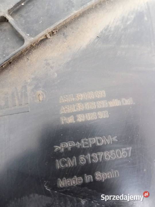 NADKOLE LEWY PRZÓD 39026893 Opel Corsa V 2014 E Części samochodowe