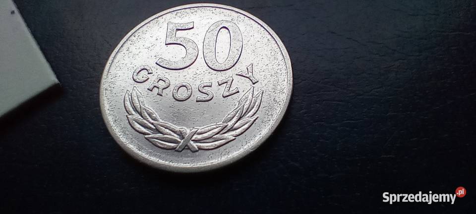 Stare monety 50 groszy 1968 PRL Polska piękna