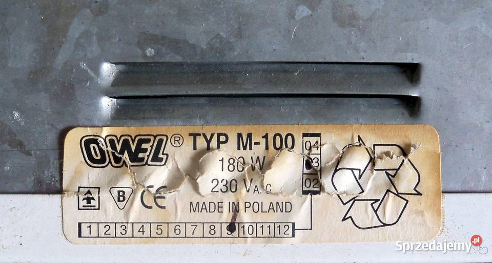 Grzejnik elektryczny ścienny Nowy Dwór Mazowiecki