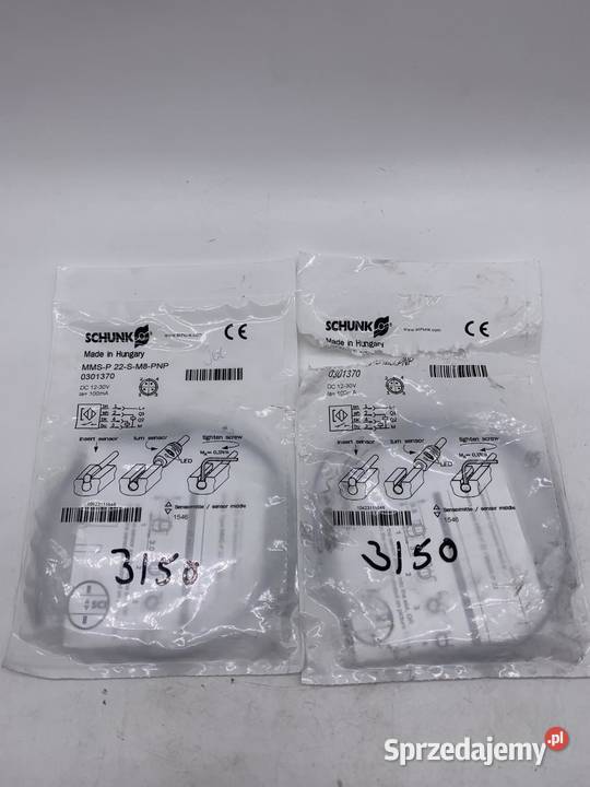 Schunk 0301370 MMSP 22SM8PNP Czujnik zbliżeniowy Pozostałe Elektryka Warszawa
