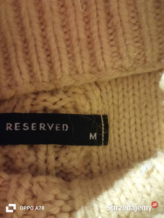 Sweter zimowy ciepły kobiecy długi Lubin sprzedam