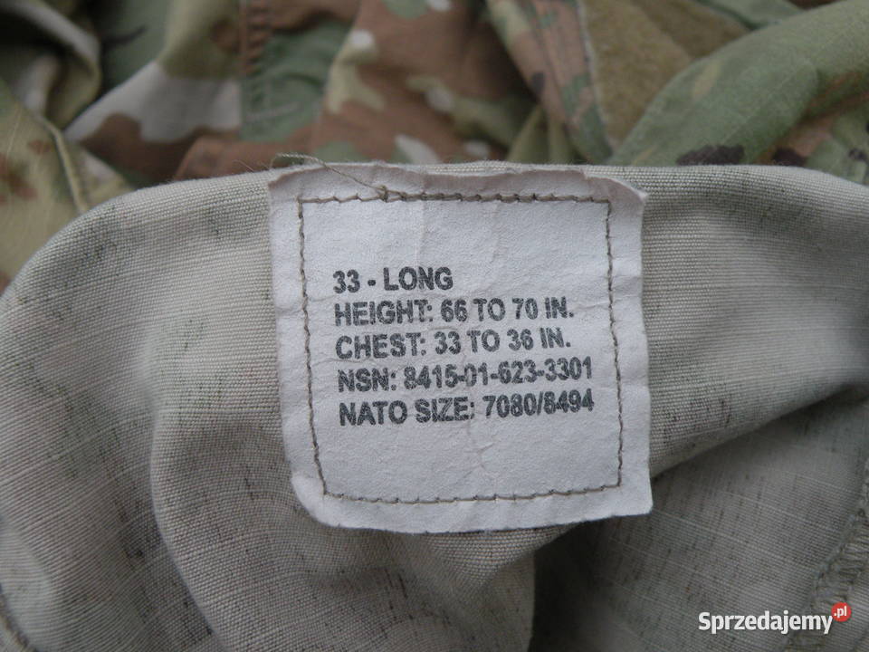 Bluza ACU multicam OCP 33 long Female Wrocław sprzedam
