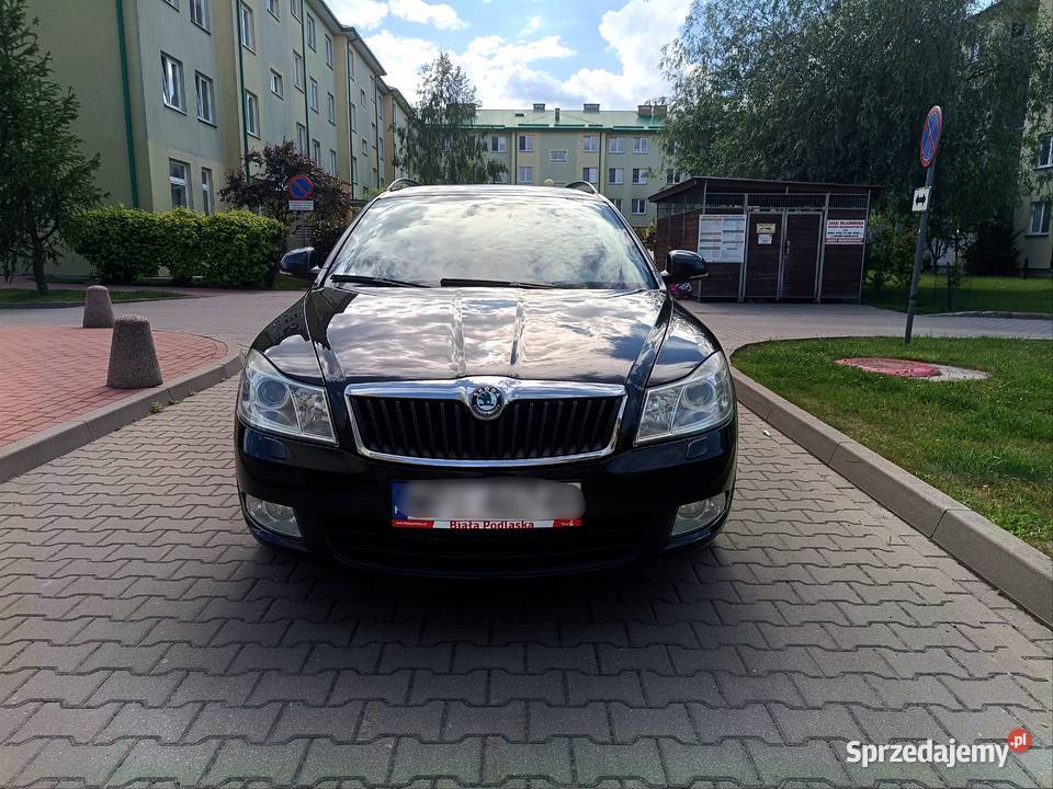 Skoda Octavia 20 TDI Cr 2011r czarny Biała Podlaska