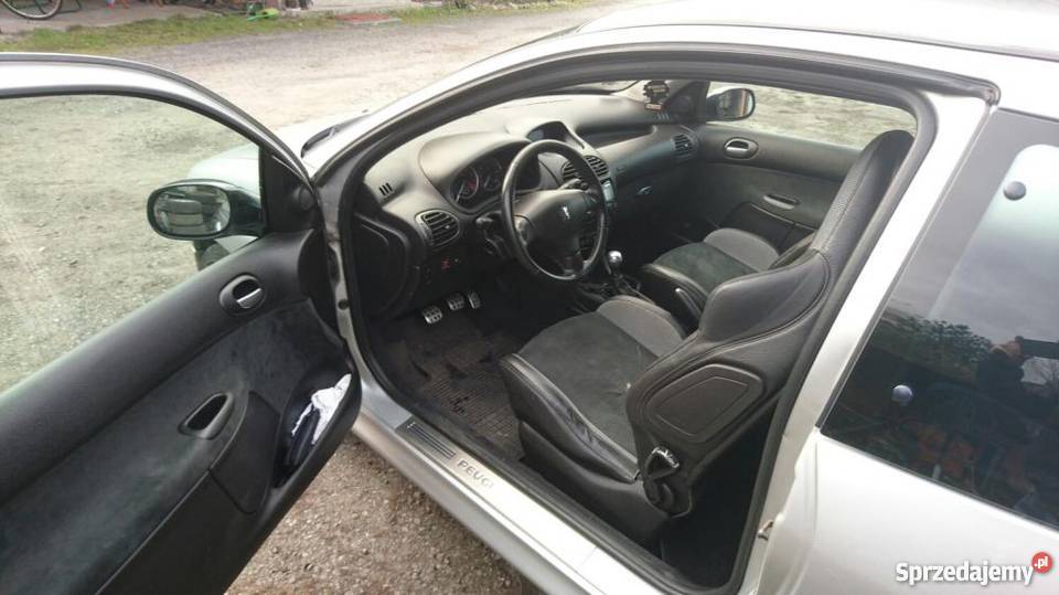 Peugeot 206 RC 20 177 doinwestowany lakier metallic Mętków