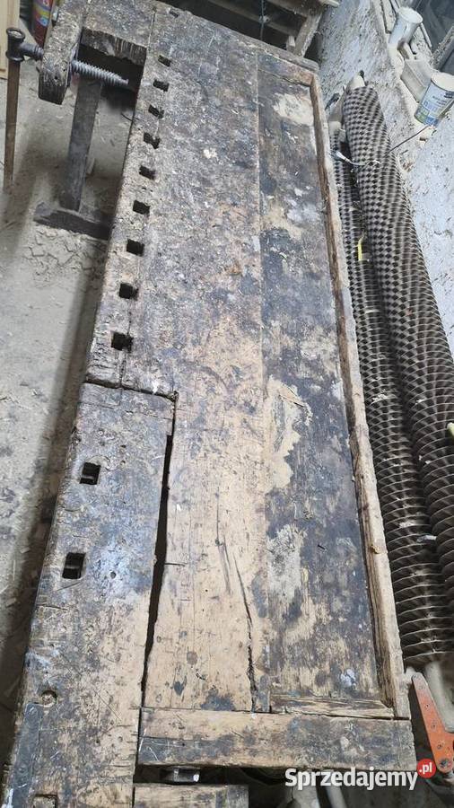 Stara strugnica stolarska do renowacji stół Świekatowo