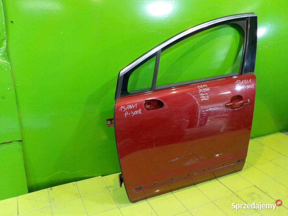 PEUGEOT 3008 I 11r 5D drzwi lewe przod mazowieckie