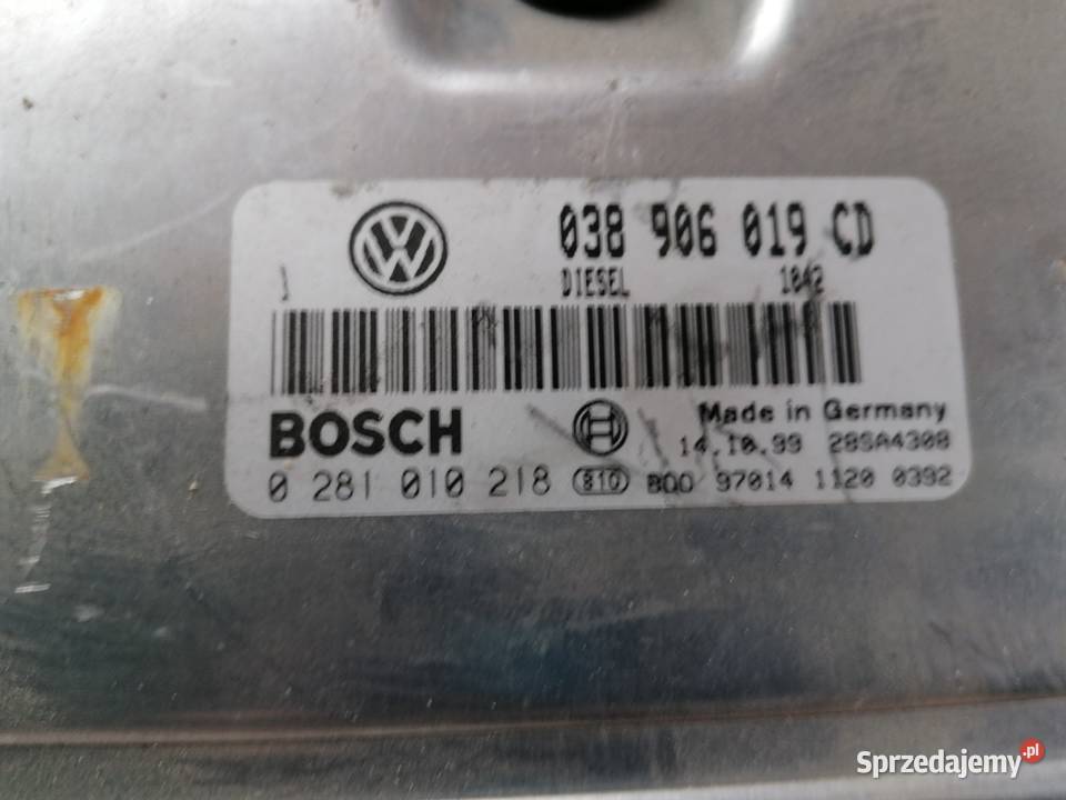 Zestaw Startowy Volkswagen Passat B5 19TDI 115 osobowe Wisznice