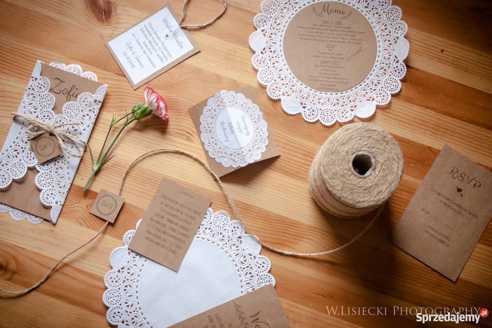 Zaproszenia ślubne Anna Maria Pozostałe