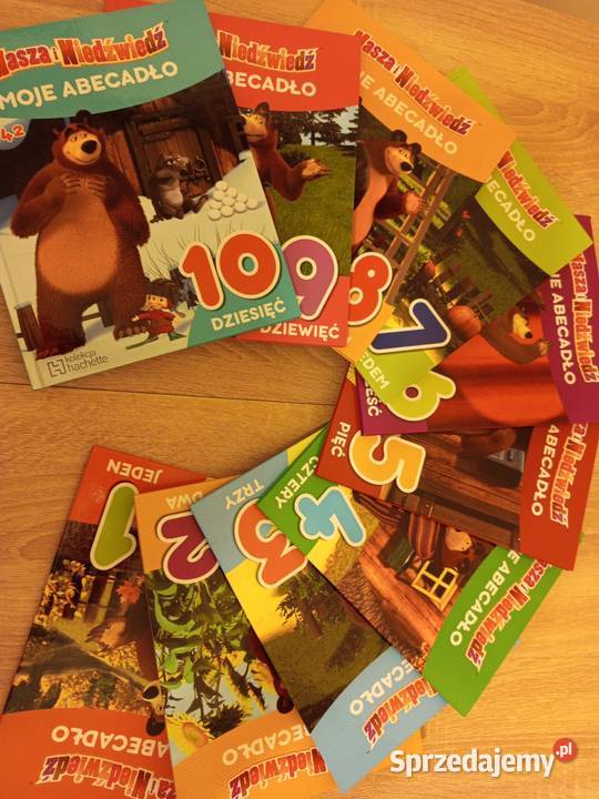 Masza i Niedźwiedź kolekcja książki Łódź sprzedam