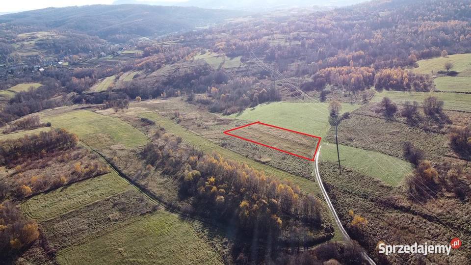 Widokowa działka Makowiska podkarpackie sprzedam