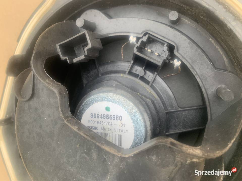 9664955880 głośnik drzwi Citroen c4 I 1 lift Sprzęt audio fabryczny zachodniopomorskie Szczecin