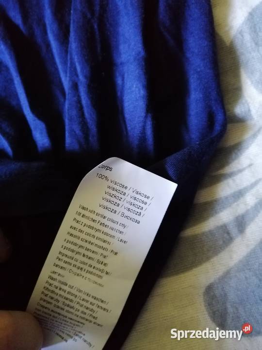 granatowa bluzka ORSAY 100 wiskoza Nowa Dobra na Bez wzoru Leszno sprzedam