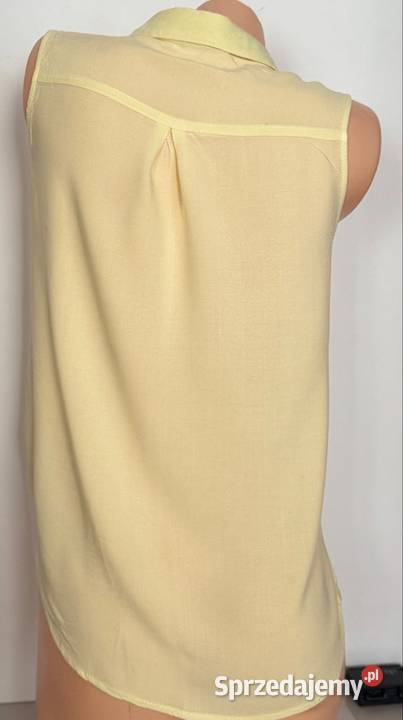 Żółta koszula bez rękawów Cropp Pruszków