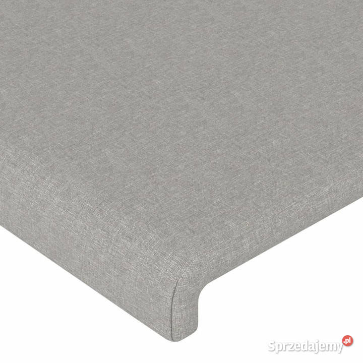Zagłówek do łóżka z LED jasnoszary 103x16x118128 Warszawa