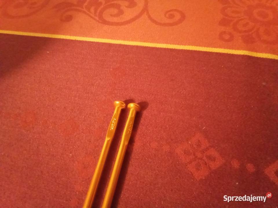 Druty akra złoty kolor 5 36 Warszawa