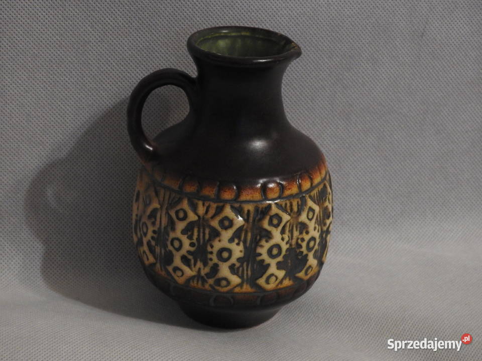 Piękny ceramiczny wazonik niemiecki sygnowany Inowrocław sprzedam