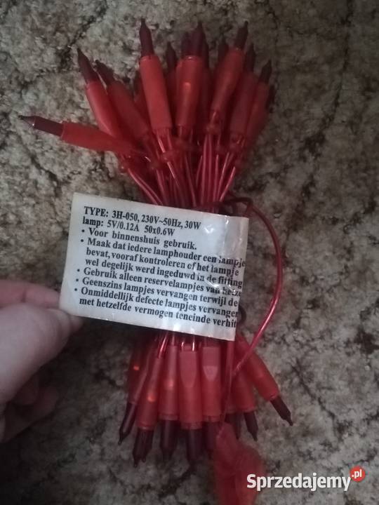 Lampki na choinkę Wyposażenie wnętrz Warszawa sprzedam