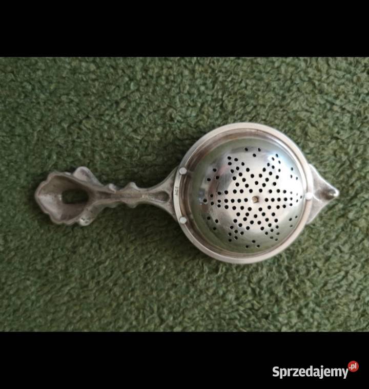 Zgrabne sitko do ziół i herbaty styl neorokokowy śląskie Katowice sprzedam