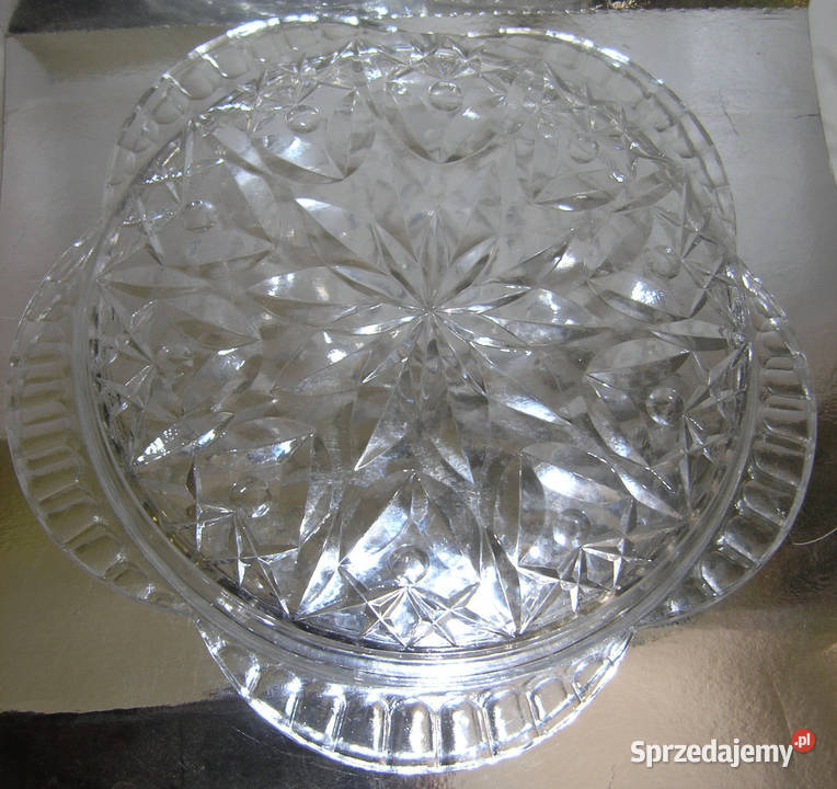 patera talerz vintage kryształBD Porcelana i szkło Bartków
