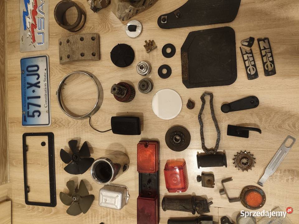 Zestaw części MZ TS Trophy JAWA WSK samochodowe sprzedam