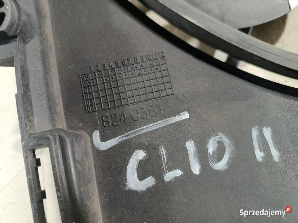PAS PRZEDNI WENTYLATOR CHŁODNICY RENAULT CLIO II sprzedam