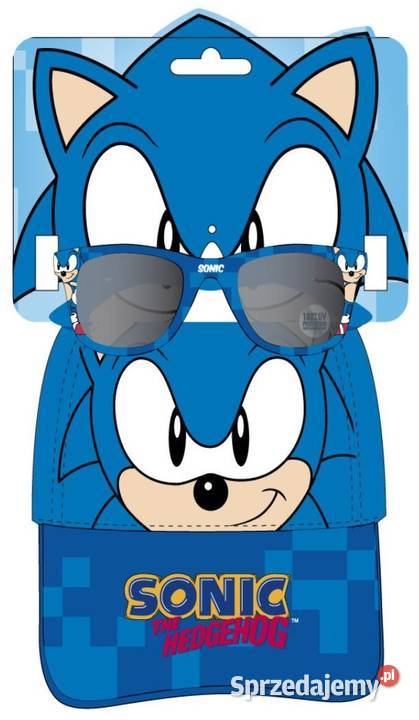 Zestaw Czapka Okulary Przeciwsłoneczne Sonic 4 lata+ Mogilany