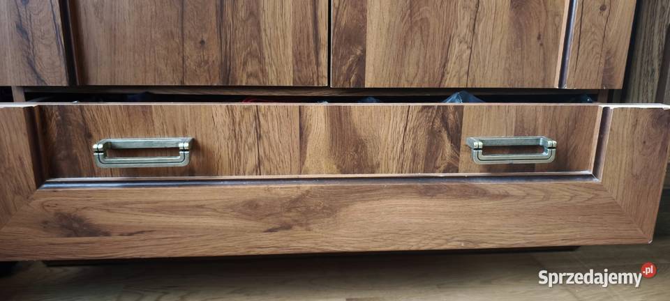 Elegancka szafa dąb rustykalnomiodowy 190x88x58 88cm Kraków