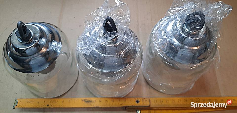 Oprawa oświetleniowa E 27 z lat PRL projekt Ostrów Wielkopolski