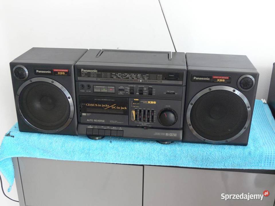 Radiomagnetofon Bombox Panasonic RXCS750 Vintage Jasło