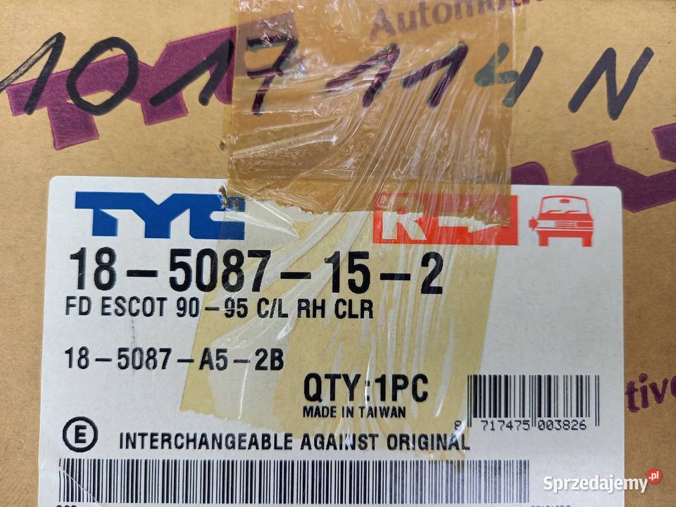 1017114 Lampa kierunkowskazu przód Ford Kraków