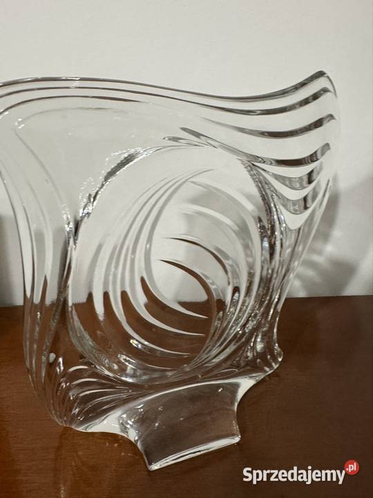 Szkło ozdobne szlifowane ramka antyk pamiątka z