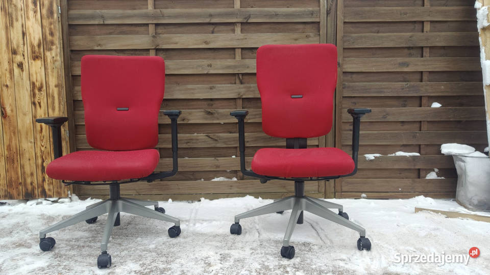 Krzesło Steelcase Lets B czerwone Dostępne 3