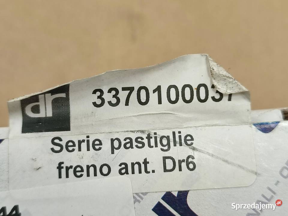 KLOCKI HAMULCOWE PRZÓD DR DR 6 OFFROAD 15 2017