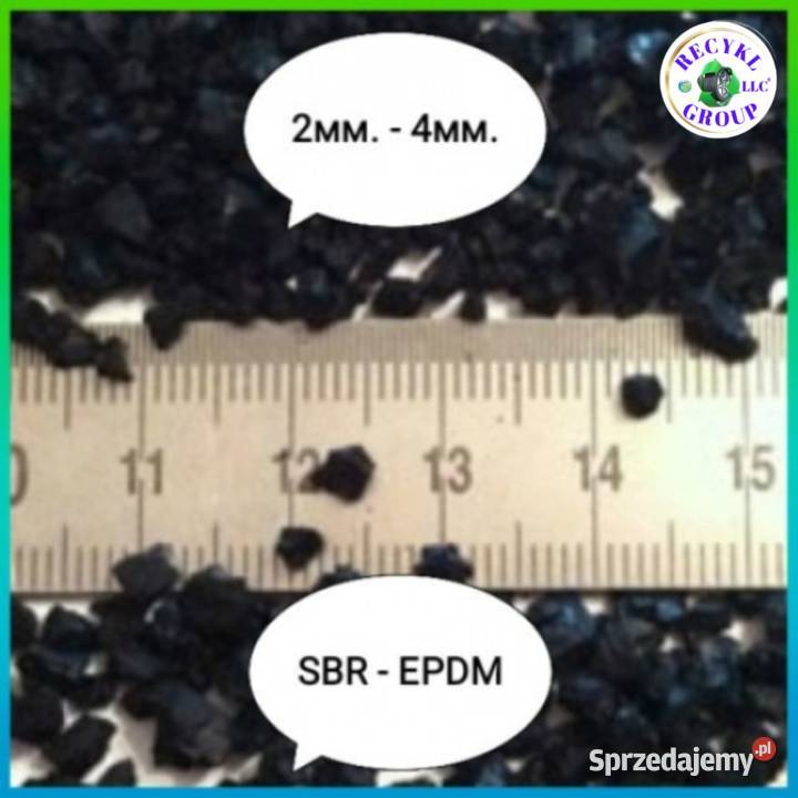 Granulat gumowy SBR EPDM RUBBER GRANULES Lubsko