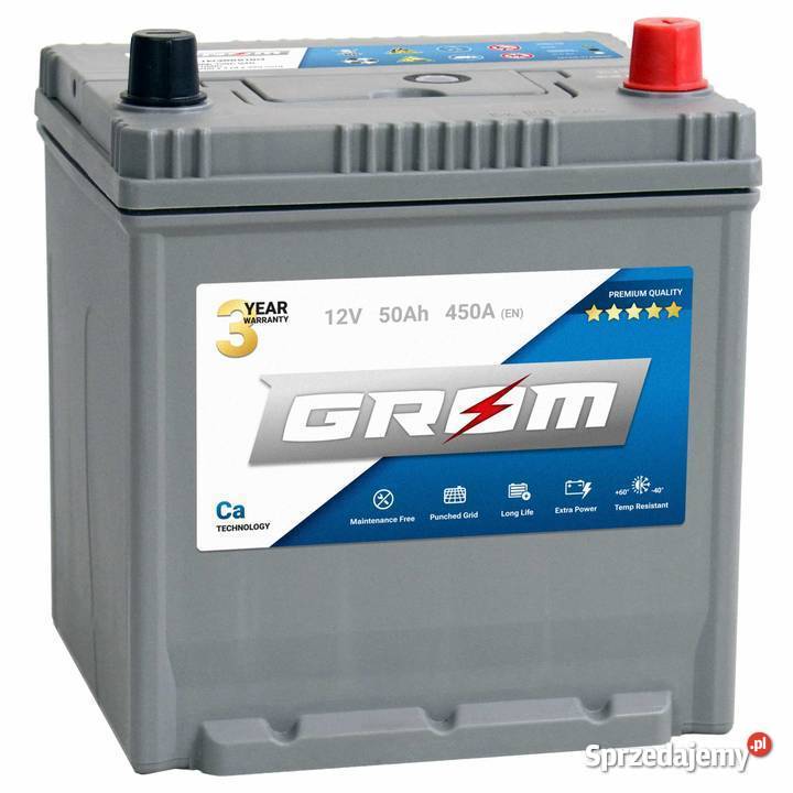 Akumulator GROM Premium 50Ah 450A Białystok
