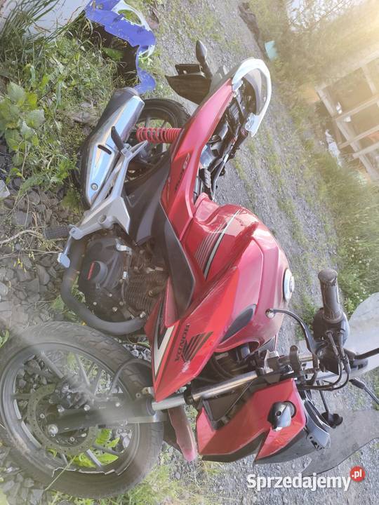 sprzedam Honde cb125f 2015 na części w całości 18000km dolnośląskie Nowogrodziec