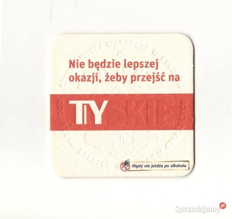 Tyskie podstawka do piwa 6 Antyki, Sztuka, Kolekcje śląskie Gliwice