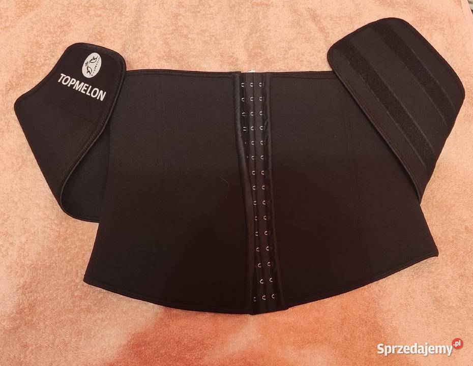 Gorset neoprenowy do ćwiczeń na brzuch XL czarny