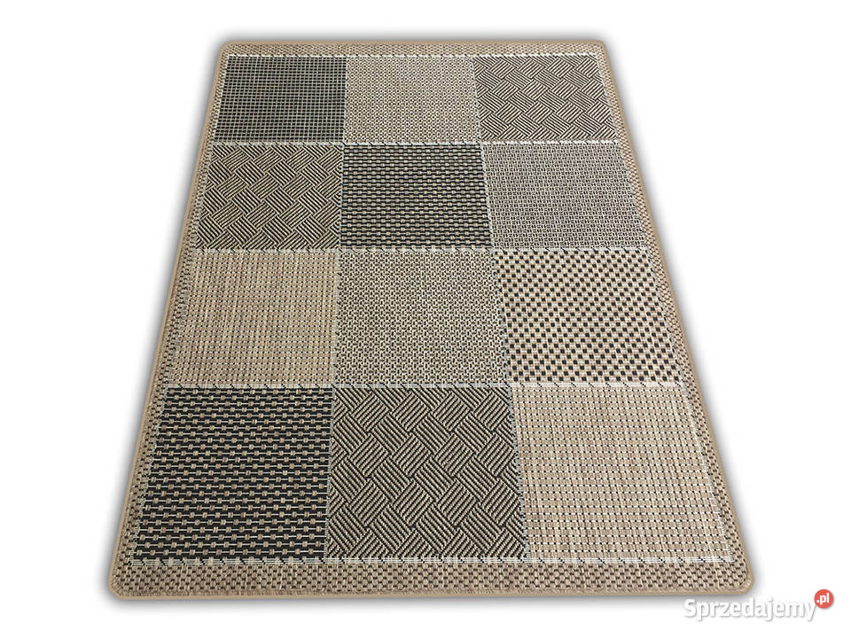 DYWAN SZNURKOWY SIZAL 120X170 KRATA CIEMNA 1.2m